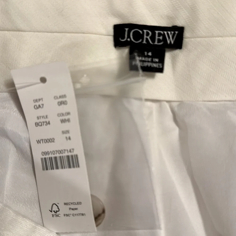 J.Crew Straight-leg essential pant in Chelsea linen-cupro blend BQ734